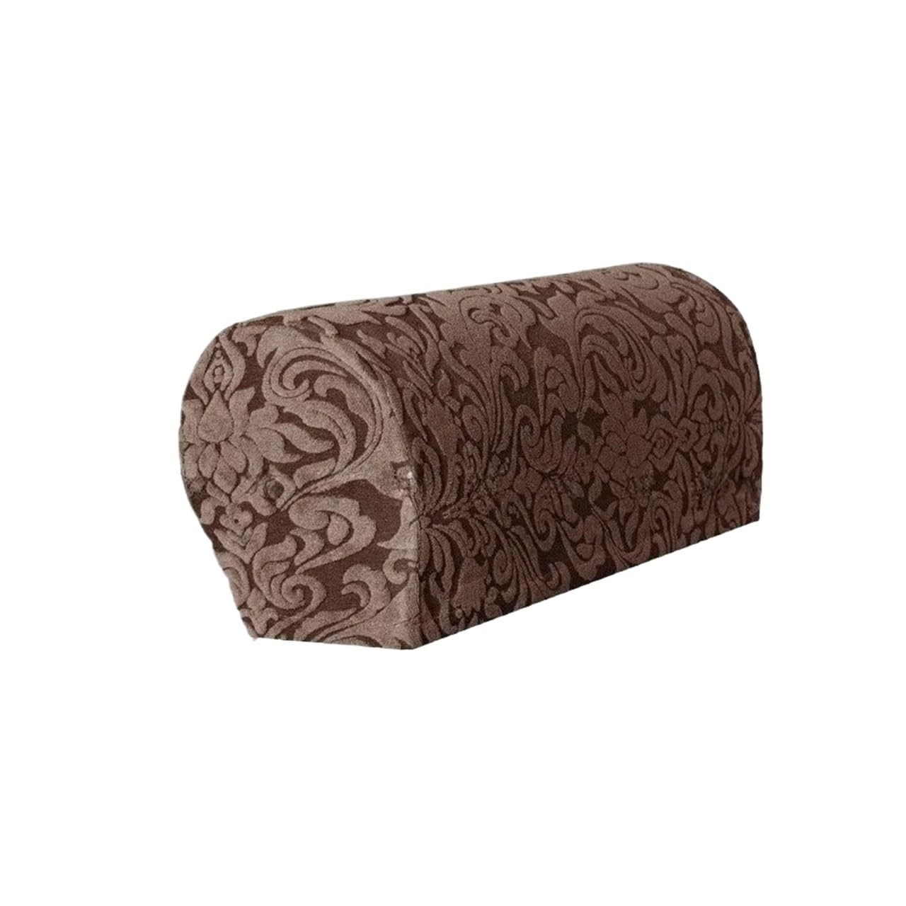 Zovloer Arm Chair Covers 3sets Stretch Armrest Covers Couch Arm Cover Slip Furniture Protector Armchair Slipcovers Sofa Chair Recliner For Recliner Armchairs Sofas Couch(Dark brown)