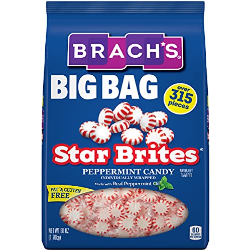 Brach's Star Brites Peppermint Hard Candy, 60 Oz. ( 1 Pack ) ( Over 315 Pieces ) #TOP15