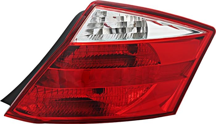 Compatible with Honda Accord Coupe Tail Light Lamp 2008 2009 2010 Driver Left Side