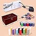 Handheld Sewing Machine, with Elegant Wooden Sewing Box and 153-Piece Sewing Kit, Mini Portable Cordless Hand held Sewing Machine, Perfect for Adults, Beginners, and Quick Home Repairs