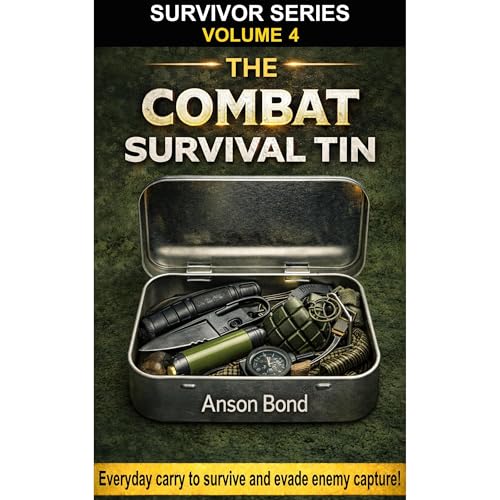 The Combat Survival Tin Audiolibro Por Anson Bond arte de portada