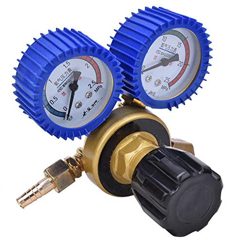 0.4-25MPa Regulador de oxigênio Redutor de pressão de gás Medidor de calibre de gás de solda de flux