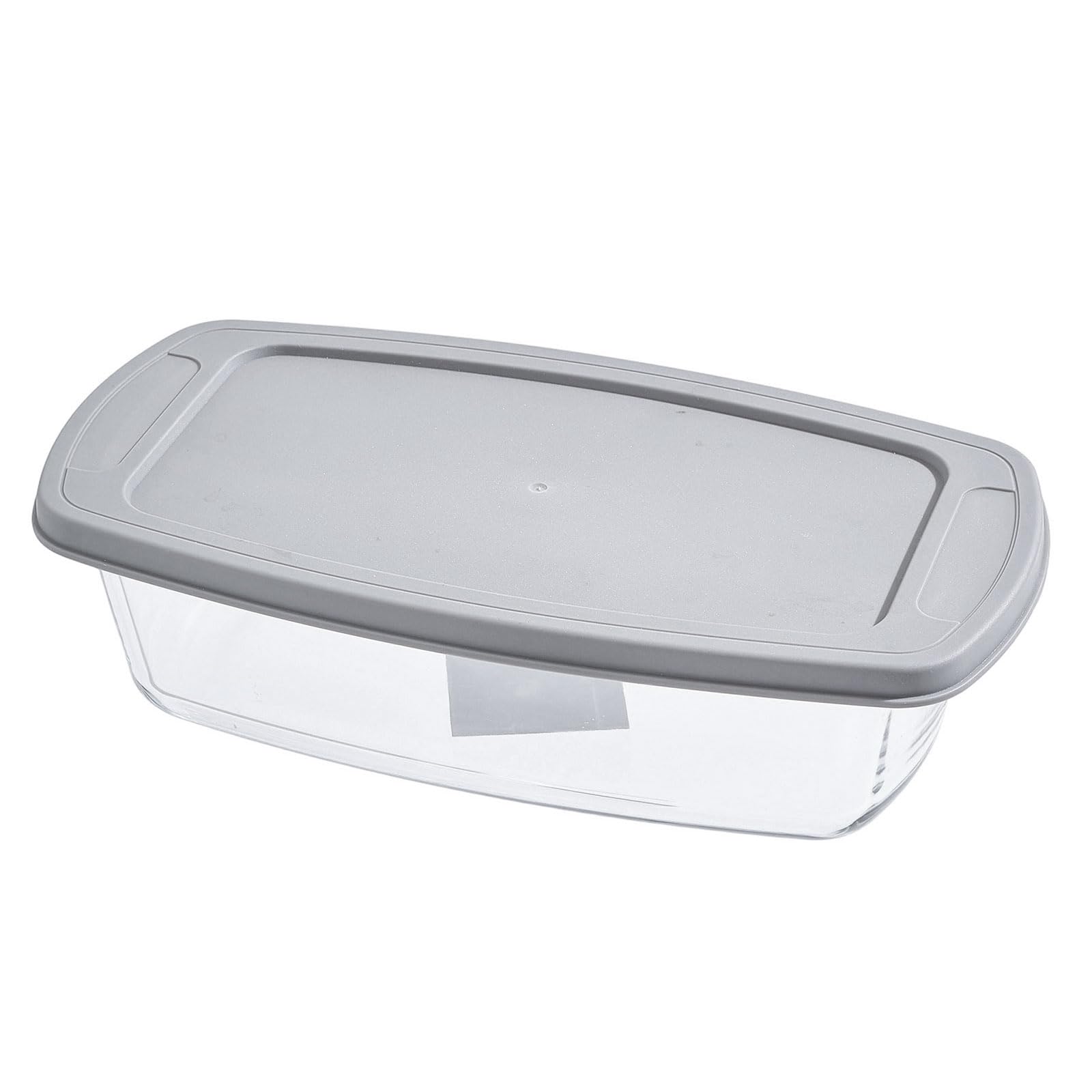 Kalttoy Glass Loaf Pan with Cover 27x14x7cm for Baking Bread and Cake Storage Bread Storage Box