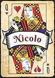 Photo Gallery nicolo: taccuino a5 | nome personalizzato nicolo | regalo di compleanno per moglie, mamma, sorella, figlia ... | design: carte da gioco | 120 pagine a righe, piccolo formato a5 (14.8 x 21 cm) Photo Gallery nicolo: taccuino a5 | nome personalizzato nicolo | regalo di compleanno per moglie, mamma, sorella, figlia ... | design: carte da gioco | 120 pagine a righe, piccolo formato a5 (14.8 x 21 cm)
