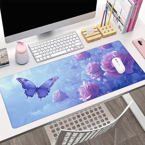 Tapis de souris de bureau durable avec bords cousus et imperméable