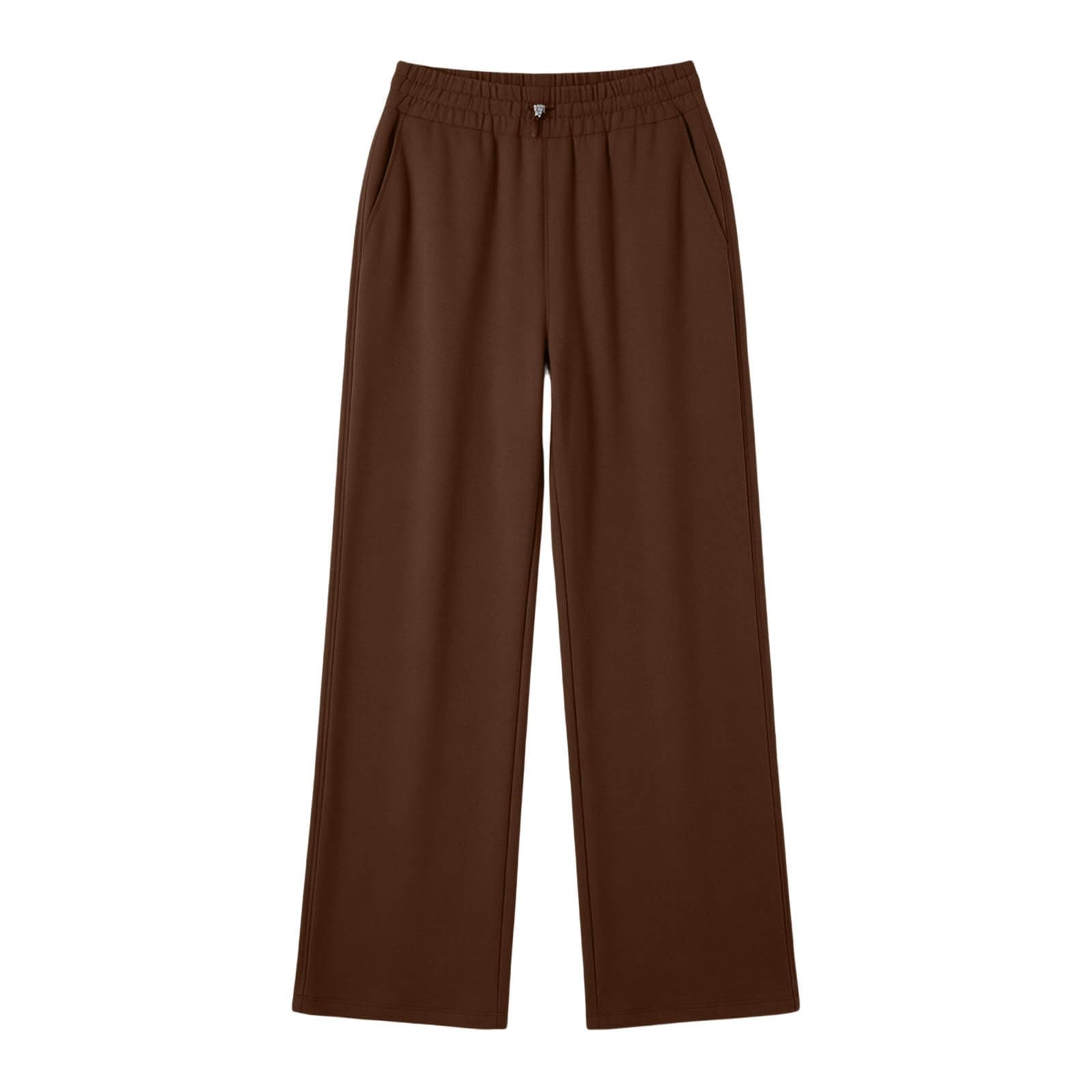 Pantaloni Tuta Donna Pantaloni Sportivi Vita Alta Pantalone a Gamba Larga Larghi e Morbidi Pantalone Baggy con Tasche Pants Lunghi con Coulisse Regolabile Pants per Yoga e Fitness Tinta Unita