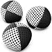 Speevers Xballs Juggling Balls Professional Set of 3 Fresh Design - 10 Beautiful Colors Available - 2 Layers of Net Carry Case - Choice of The World Champions (Black - White, 110g)