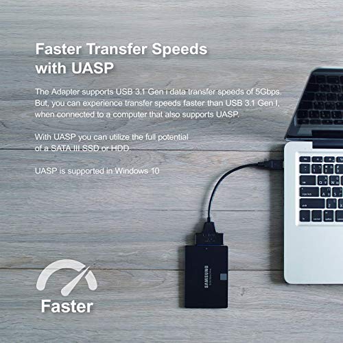 Cable SATA a USB 3.0 para discos 2.5" SSD y HDD miniatura 4