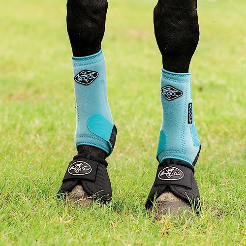Image of Professional's Choice Ballistic Overreach Bell Boots for Horses | Superb Protection, Durability & Comfort | Quick Wrap Hook & Loop | Sold in Pairs | Medium Raspberry
