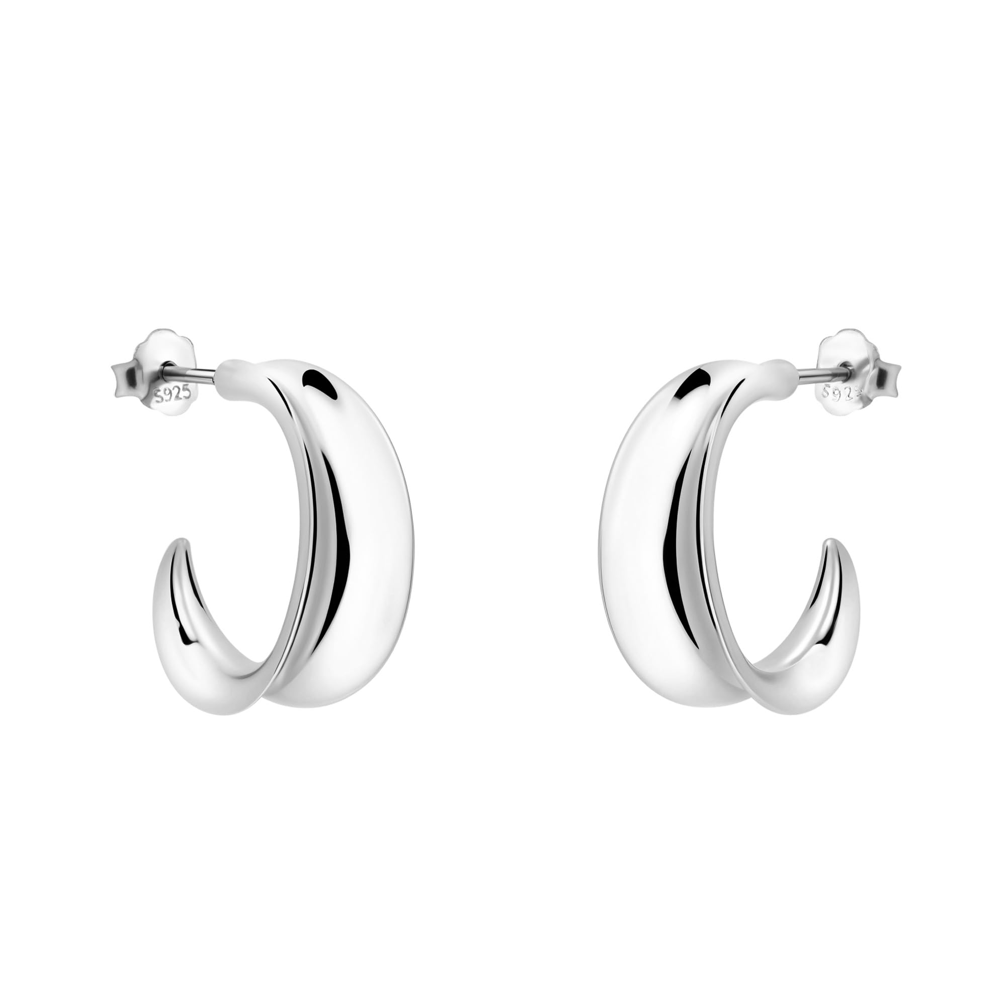 Boucles d'oreilles en argent 925 SOFIA MILANI clous d'exception - 7