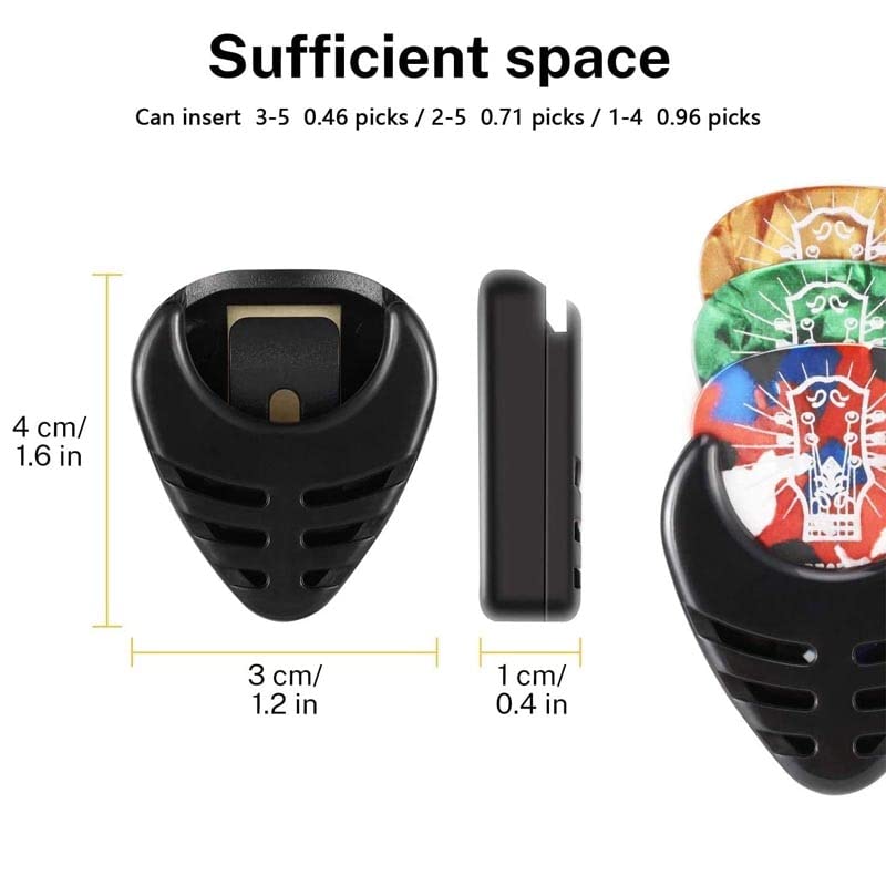 yehei Lot de 2 boîtes de médiators de guitare mini étui en plastique médiator supports en celluloïd, accessoires pour… - Les Beatles, Paul McCartney, John Lennon, RIngo Starr, George Harrison yehei Lot de 2 boîtes de médiators de guitare mini étui en plastique médiator supports en celluloïd, accessoires pour… – Image 5