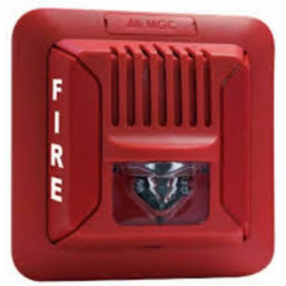 Mircom FHS-400-RR Wall Mount Horn/Strobe, Red