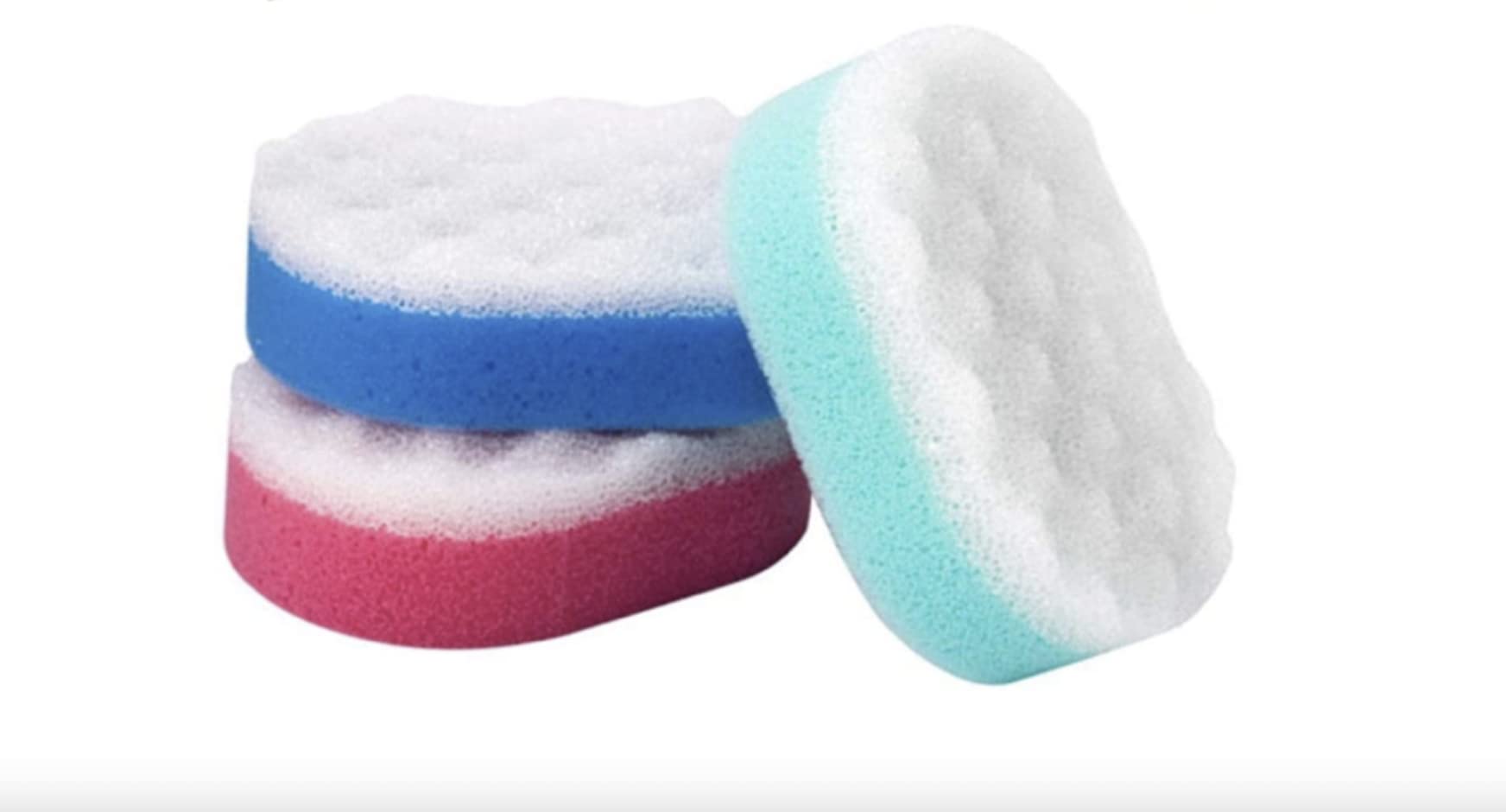 Coral Massage Sponge 3pk