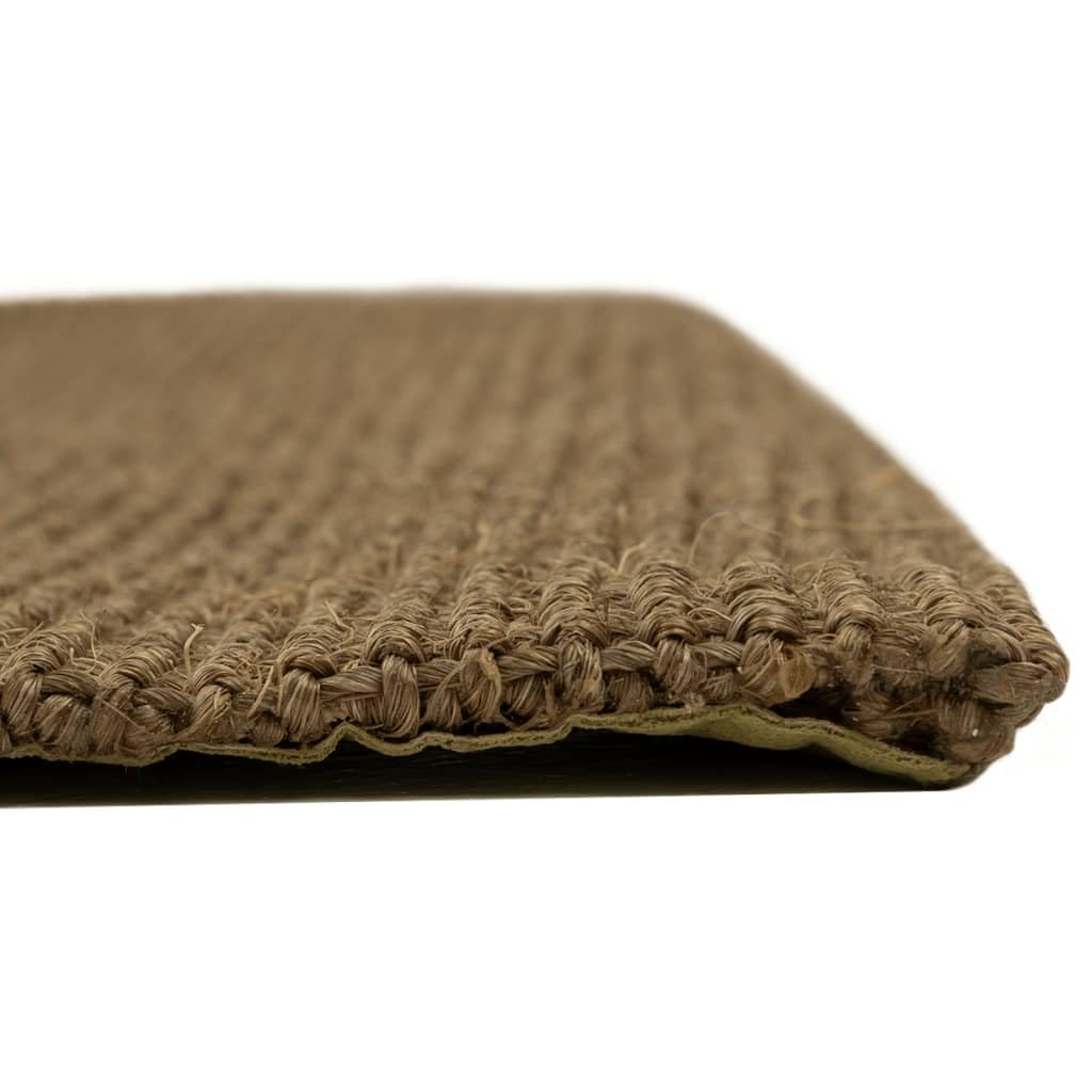 Alfombra para hogar y jardín, decoración, sisal, 80 x 250 cm, color marrón