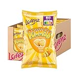 Lorenz Snack World Pommels Milder Käse 75g, 12er Pack (12 x 75g)