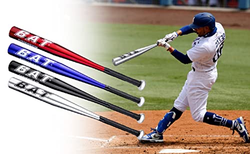 30 Zoll / 34 Zoll Baseballschläger Aluminium Baseball Bat 86 cm Metall Baseball Schläger Alu baseballschläger Sportschläger Anti Rutsch Griff Für Training und Übung (Schwarz, 34 Zoll)