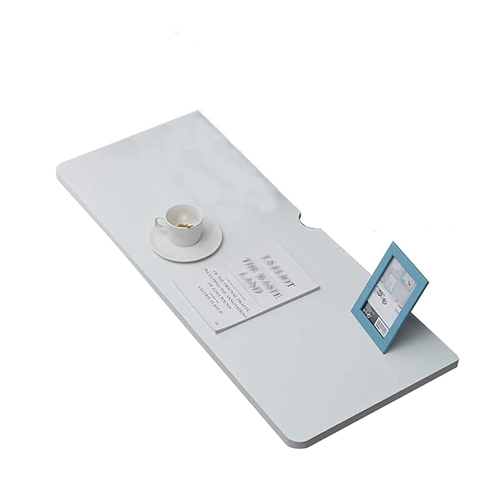 Table pliante murale blanche compacte et rabattable 60x50cm