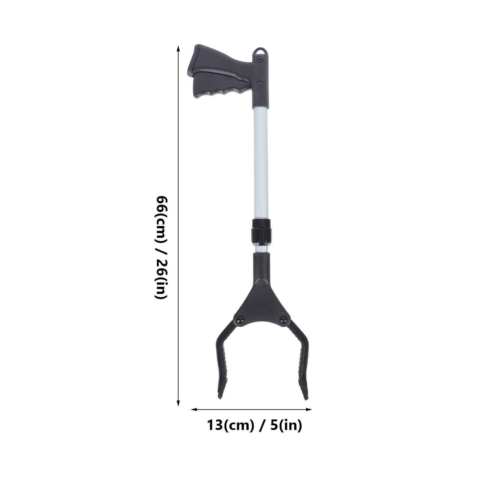 jojofuny Pince Poignée Confortable Ramasse Dechets en Alliage D'aluminium et Design Renforcé Pratique pour Ramassage Extérieur et Nettoyage de Jardin