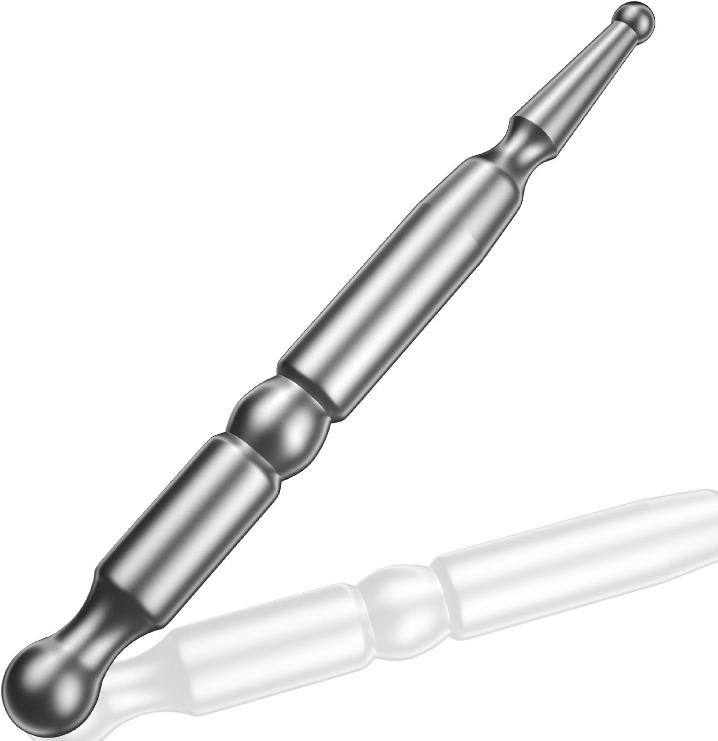 Urethral Sounds for The Experienced Users - 4.92-Inch-Long Stainless-Steel Urethral Dilator Penis Plug - Masturbation Rod Sex Toy for Men