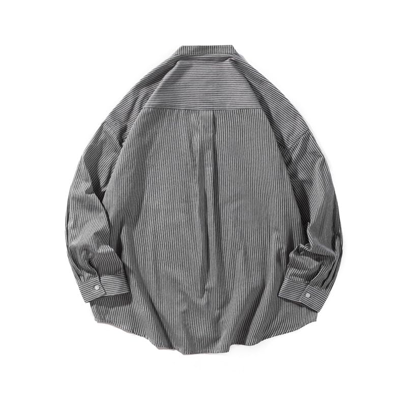 Chemise Ample d'Automne Homme Solution Style Confortable sans Serrage