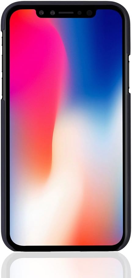 iPhone X Case, Uunique,White/Silver, Premium Protective Cover, Unique, Classy, Sophisticated & Stylish with Perforate Metal, Protective Rubberised Edges for Apple iPhone X