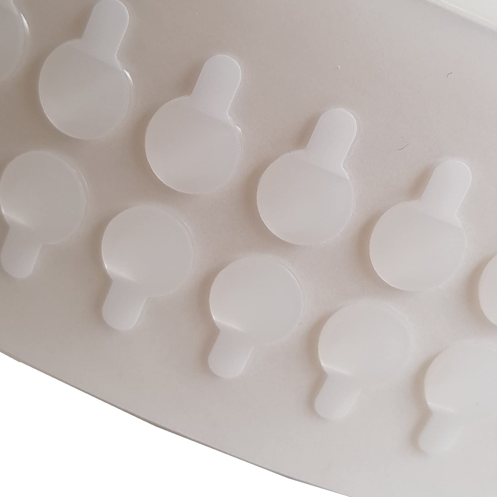 ACRYLAT KLEBEPUNKTE DOPPELSEITIG extra stark + ablösbar Dicke 1mm Ø 10mm, 15mm, 20mm, 25mm, 30mm (500, 30mm)