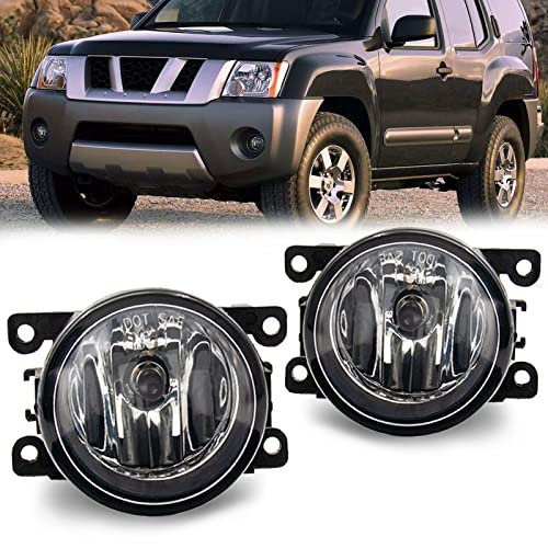 RAPOOSANS Driving Fog Lights Lamps Assembly Kit for Nissan Xterra Frontier Acura...