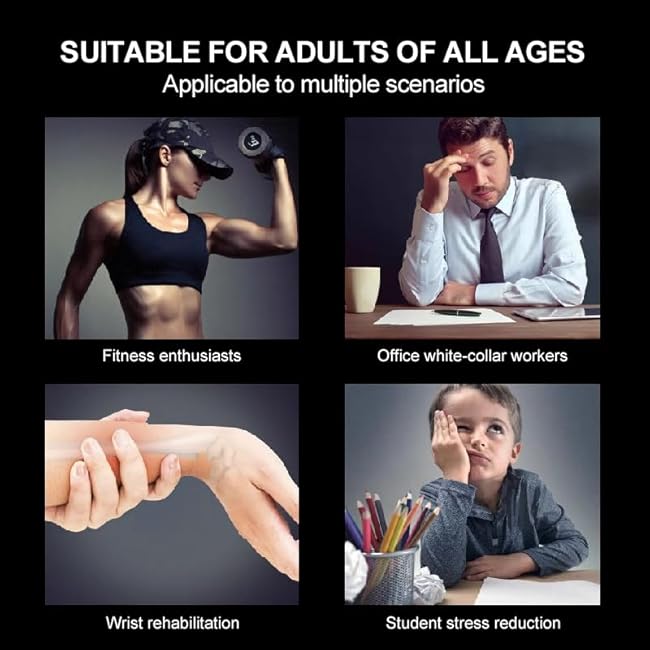 Wrist Trainer Ball Auto-Start Wrist Strengthener Gyroscopic Forearm Exerciser Gyro Ball for Strengthen Arms, Fingers, Wrist Bones and Muscles