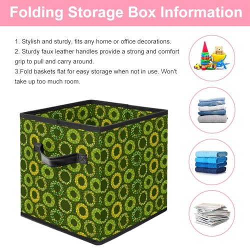 Boîte de rangement pliable gain de place en tissu cube pour ranger jouets et vêtements de chambre