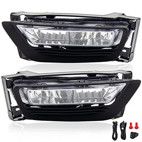 RAPOOSANS Driving Fog Lights Lamps Assembly for 2013 2014 2015 Honda Accord 4 Door Sedan Fog Light Replacement with H8 12V 35W Bulbs & Switch and Wiring Kit by RAPOOSANS - Image 2