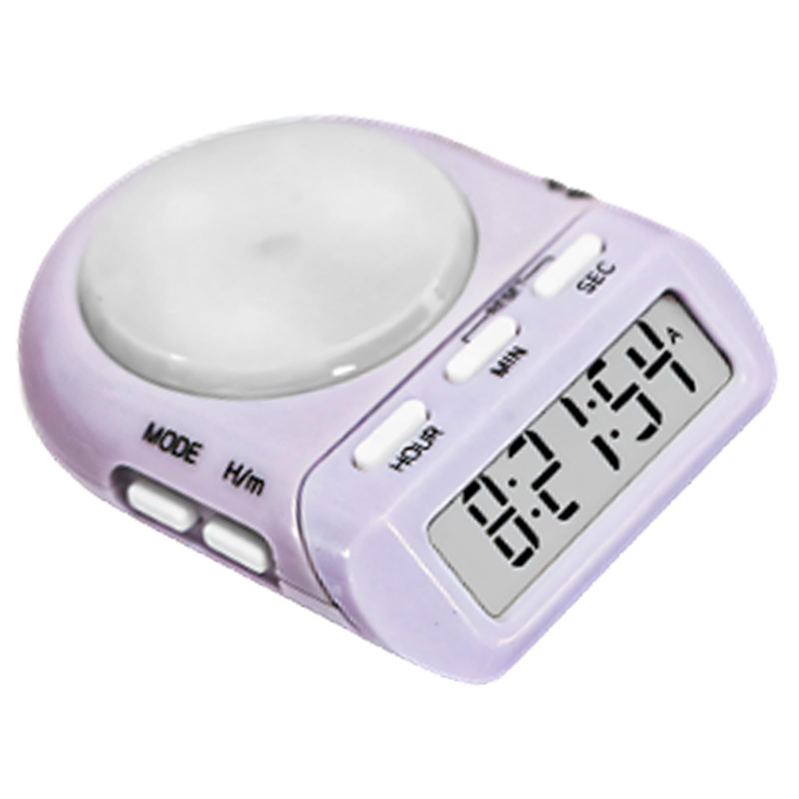Qisuw Delicate ABS Quiet Timer with Visual Alarm Function Works Great As Study Aid and Cooking Assistant Study Clock