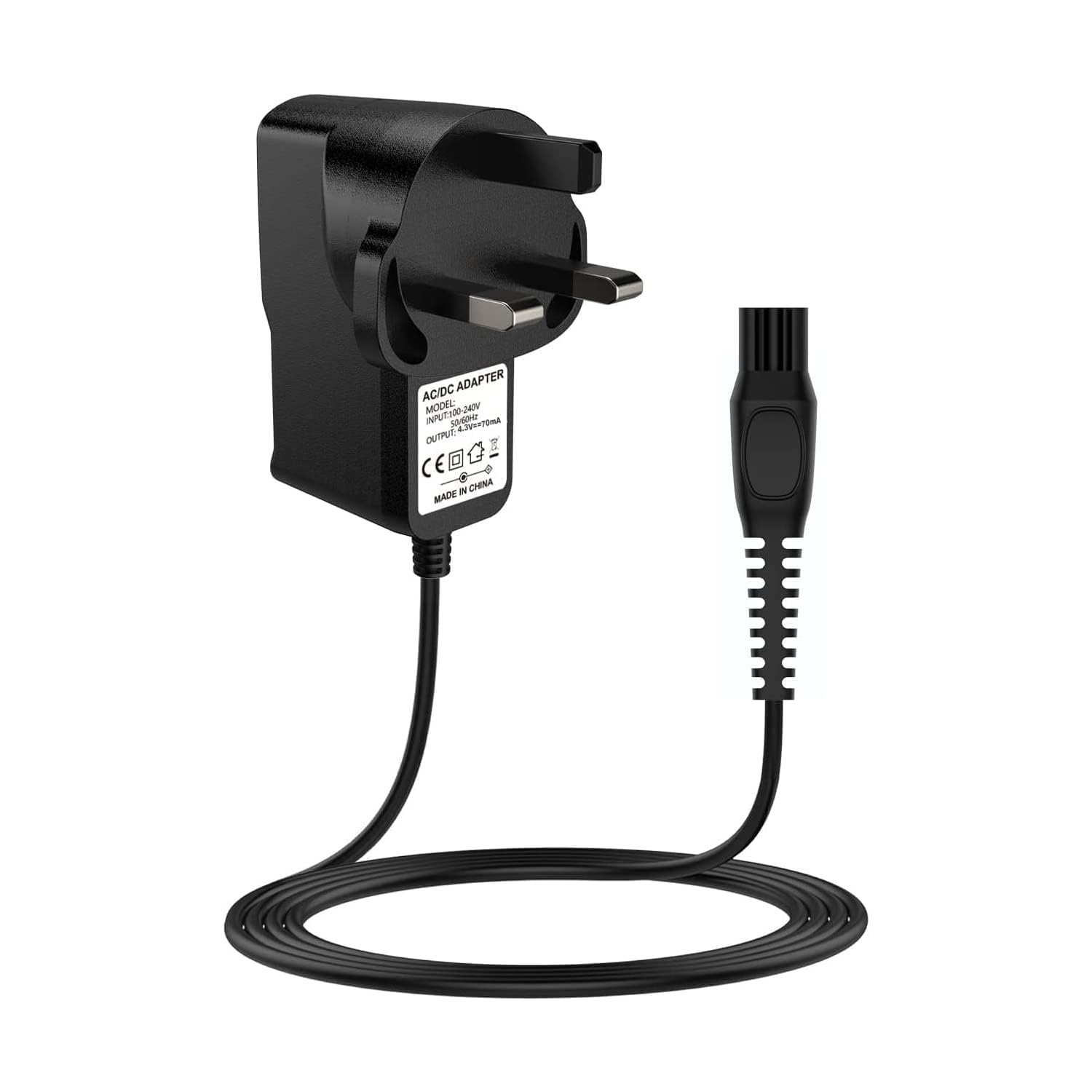 HECHOBO 4.3V Shaver Charger Fit for Philips Norelco OneBlade QP2520, QP2520/90, QP2520/72, QP2520/70 Trimmer Electric Razor One Blade AC Adapter Power Supply Charging Cord