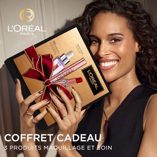 ’Oréal Paris Coffret Cadeau Luxe 3 Produits Soin & Maquillage Sérum Repulpant Revitalift Filler Mascara Lash Paradise Baume à Lèvres Glow Paradise Édition limitée - vue 2