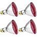 Industrial Performance 75PAR30L/H/FL/TPK 130V, 75 Watt, PAR30, Medium Screw (E26) Base Transparent Pink Light Bulb (4 Bulbs)