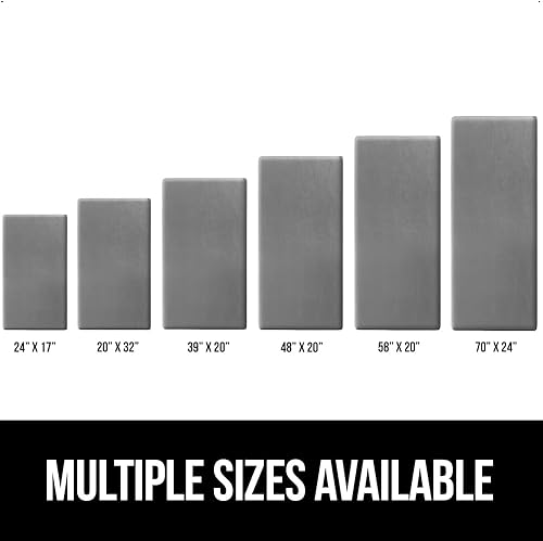 Vista 23 de Gorilla Grip - Juego de 2 tapetes antifatiga suaves para cocina, escritorio, 17 x 29 + 17 x 59, resistentes a manchas y rayones, ergonómico, suave