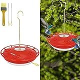 Hummingbird Feeders for Outdoors Applies to All Birds,Leak-Proof Hummer Bird Feeder Outside,Easy to Clean and Fill,Including 3 Cleaning Brush
