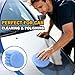 AIDEA Car Wax Applicator Pad, Microfiber Applicator Pad for Buffing & Detail Polishing, 12PK Round Foam Pads for Car Cleaning and Fine Polishing, 5 Inch