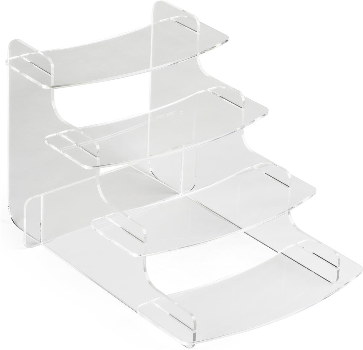 Amazon.com: Tiered Display Riser, 4 Shelf Platforms for Retail, .25 ...