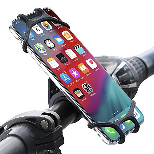 Universal Silicone Bike Phone Mount Holder for Bicycle & Motorcycle | 360 Rotation | Secure Grip for All iPhone & Samsung Models