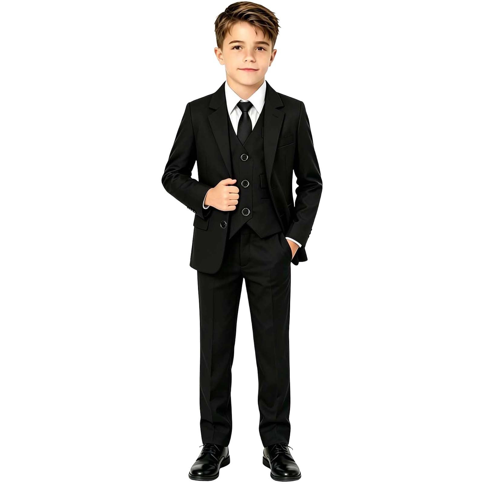 Giacca e Pantaloni Eleganti per Bambino, Completo Formale, Ideale per Cerimonie e Occasioni Speciali.