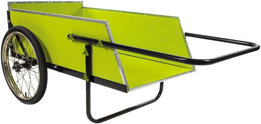 Sun Joe SJGC7 7 Cubic Foot Heavy Duty Garden + Utility Cart, Green : Patio, Lawn & Garden