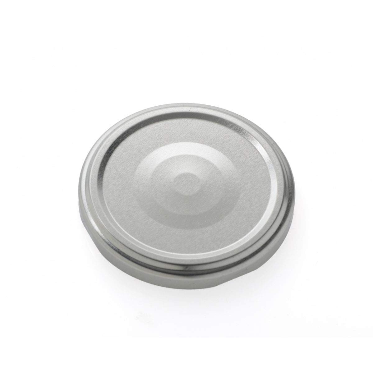Lot De 40 Couvercles Twist-Off IRIOS En Métal Argenté 48 Mm - Stérilisables, Hermétiques Pour Pots En Verre