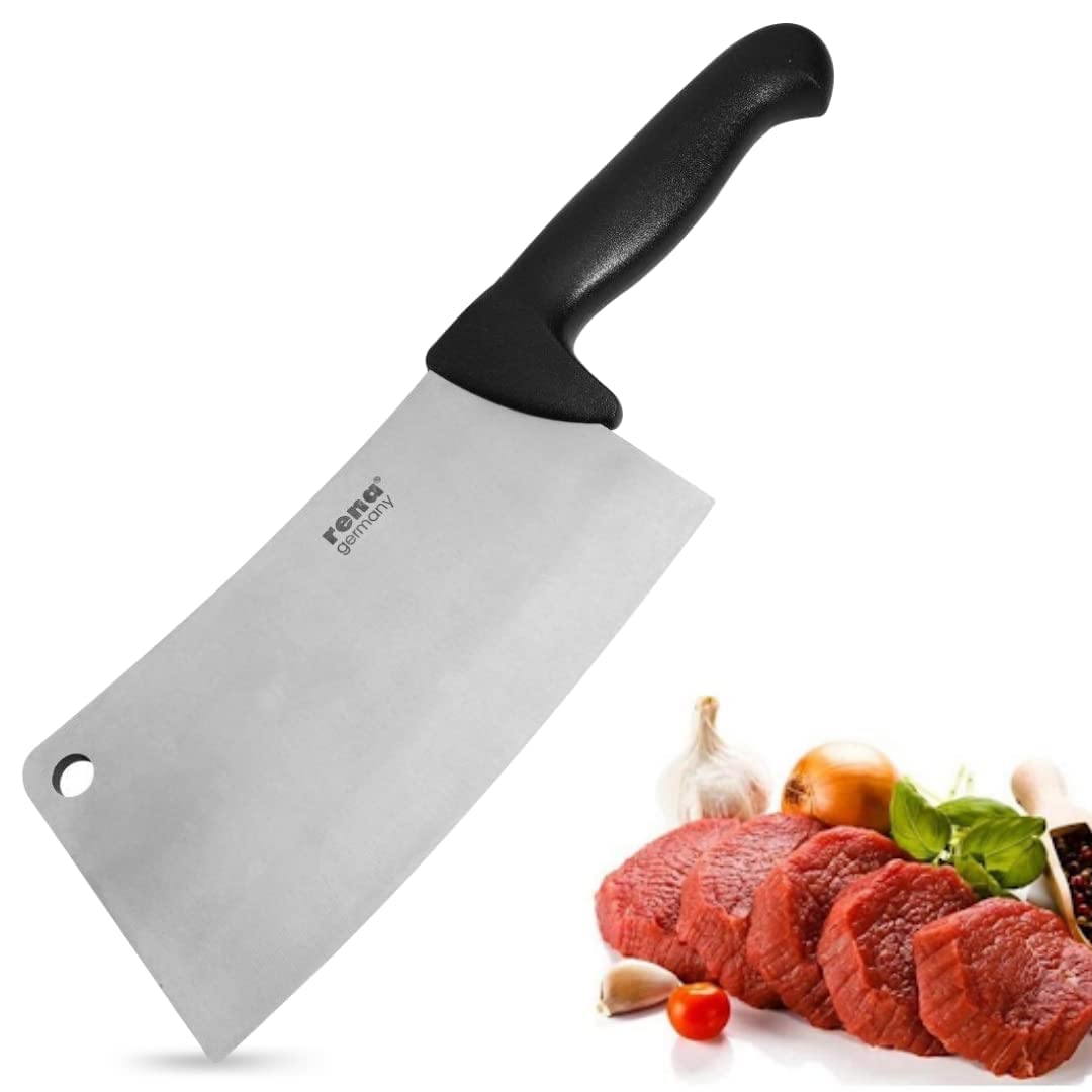 Rena Germany Chopper, for Meat and Vegetable, Slicing Knife, Chinese Chopper Knife -Blade Length 178mm