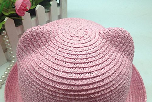 Monbedos Kids Girl cappelli di paglia sole Candy