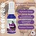 Siddha Remedies Sleep Aid Spray for Adults & Children | Induces Natural Sleep by Releasing Stress & Worry | 100% Natural Homeopathic Remedy with Cell Salts & Flower Essences for Deep Restful Sleep