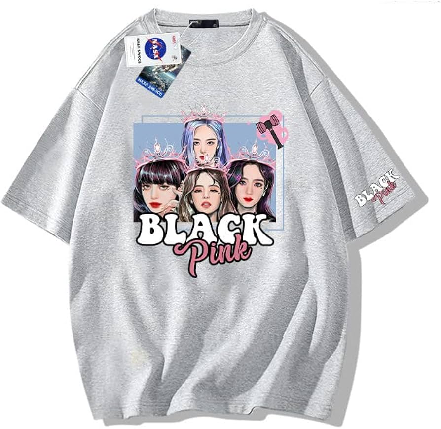 Amazon.co.jp: 【PRABOS】 BLACKPINK Tシャツ 半袖 トップス blackpink