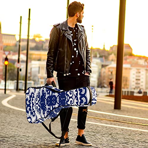 Housse de transport étanche pour guitare avec bandoulière réglable Motif nuages chinois Bleu, Multicolore 06, 42.9×16… - Les Beatles, Paul McCartney, John Lennon, RIngo Starr, George Harrison Housse de transport étanche pour guitare avec bandoulière réglable Motif nuages chinois Bleu, Multicolore 06, 42.9x16… – Image 7