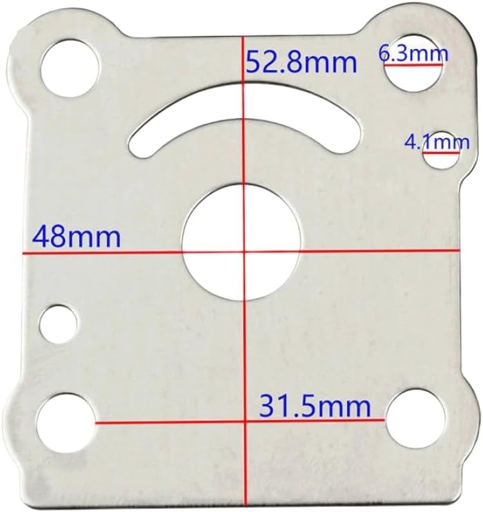 Water Pump Set 6G1-44311-00 6G1-44322-00 6G1-44323-00 6G1-44352-00 Compatible With Outboard Motor 2T 6HP 8HP
