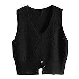 Divers collocations: Ce débardeur élégant et vintage sera un excellent ajout à votre garde-robe, le pull femme sans manches peut être associé à n'importe lequel de vos vêtements ou bijoux, tels que chemises, jeans, leggings, manteau, coupe-vent, veste en cuir, colliers, béret. chapeaux, bracelets, baskets ou bottes, etc. Avec son design rétro élégant et sa palette de couleurs, les pulls sans manches créent un look chic qui vous donnera plus de cachet et de glamour en toute occasion.