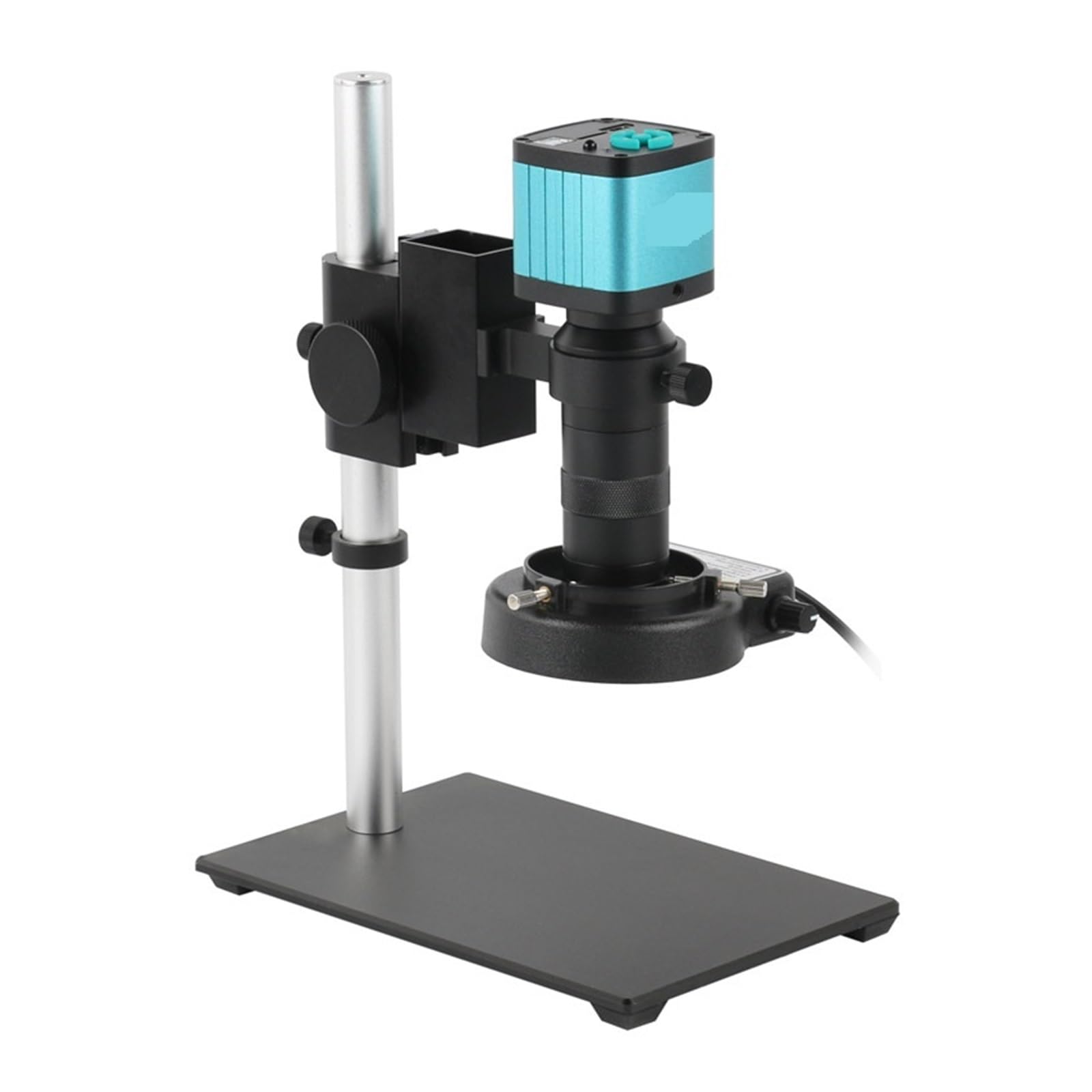Microscope Lens, 1080P IMX307 48MP Industrial Digital Video Microscope Camera 130X C-Mount Lens Microscope Stand(48MP HDMI USB 4K 2K)